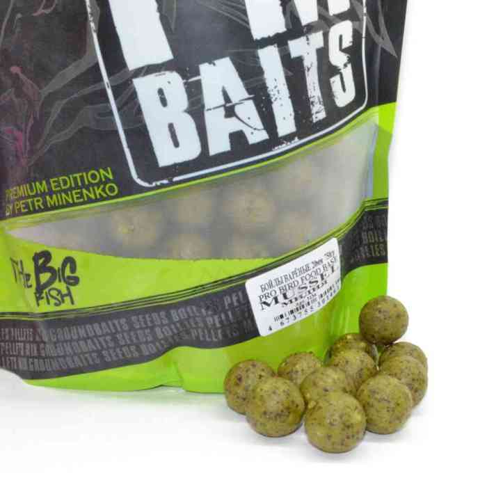 Бойлы варёные мидия PRO BIRD FOOD д15 мм