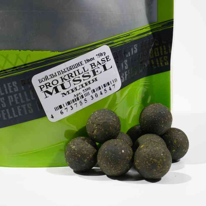 Бойлы пылящие мидия PRO KRILL   д18