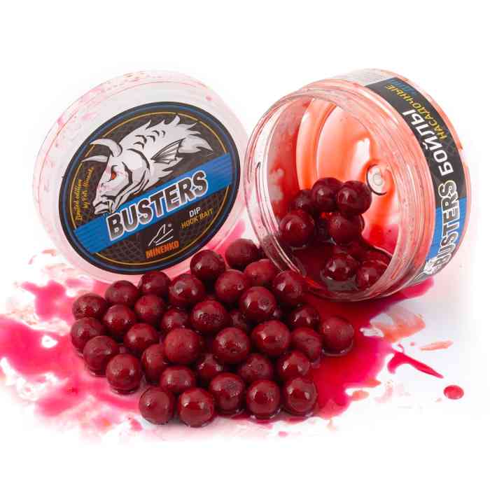 Насадочные бойлы MINENKO STRAWBERRY 14мм (варёные в дипе)