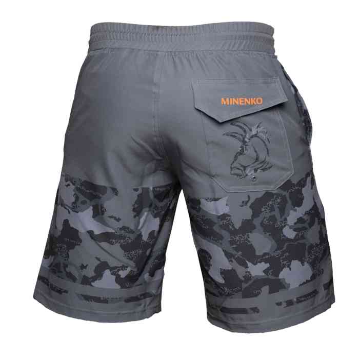 Шорты на резинке Graphite black camo (S)