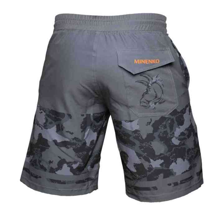 Шорты на резинке Graphite black camo (M)