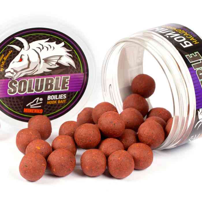 Насадочные бойлы MINENKO CRAB & CHILLI 20мм (пылящие)