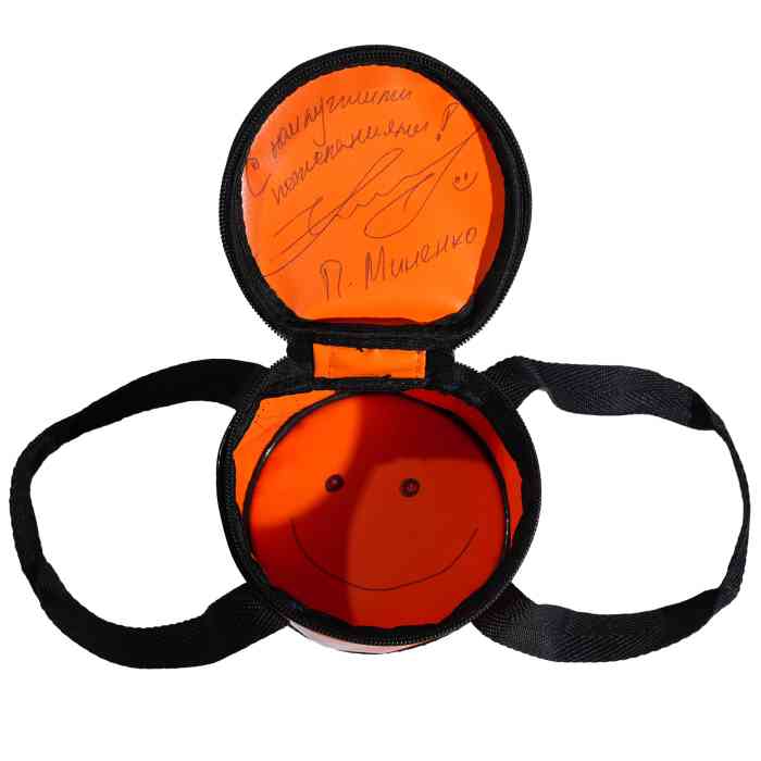 Ведро для прикормки мягкое с крышкой MINENKO D10 (микробубен)