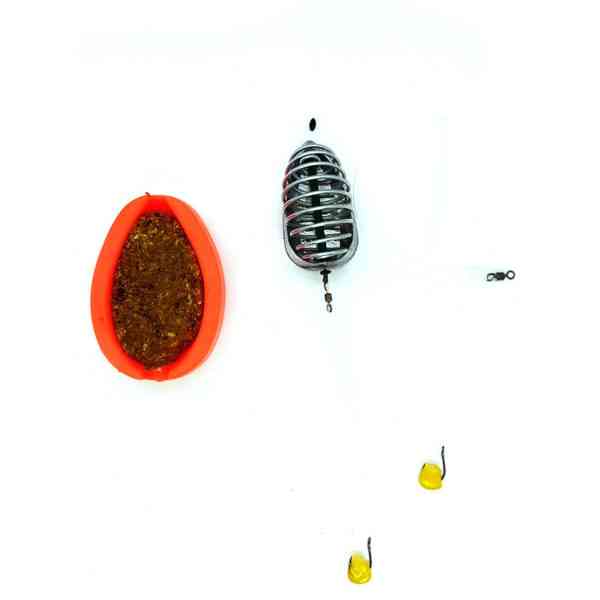 Оснастка № 45 лодочка 120гр крючок 6