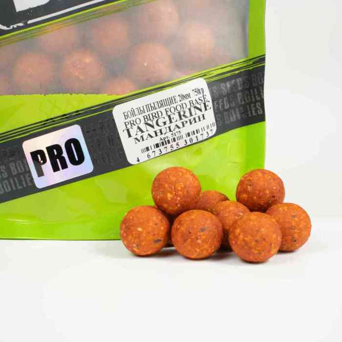 Бойлы пылящие цитрус PRO BIRD FOOD  д15 мм